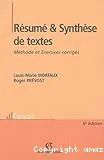 Résumé & Synthèse de texte