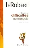 Dictionnaire des difficultés du français