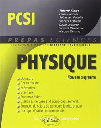 Physique, PCSI