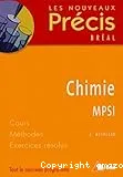 Chimie, MPSI