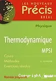 Thermodynamique, MPSI