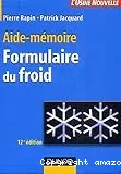 Formulaire du froid