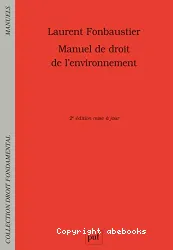 Manuel de droit de l'environnement