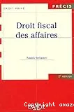 Droit fiscal des affaires