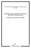 Systèmes d'information pour la sécurité alimentaire