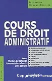 Cours de droit administratif