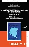 La constitution de la IIIe République du Congo-Zaïre