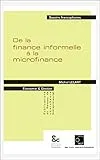 De la finance informelle à la microfinance