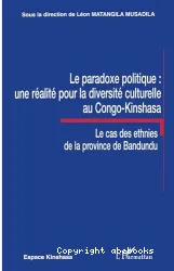 Le paradoxe politique, une réalité pour la diversité culturelle au Congo-Kinshasa