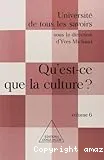 Qu'est-ce que la culture ?