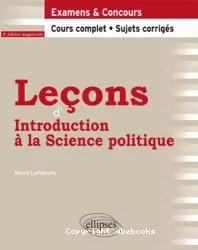 Leçons d'introduction à la science politique