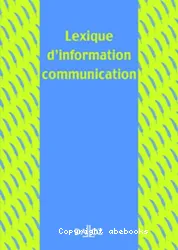 Lexique d'information communication