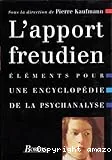 L'apport freudien