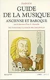 Guide de la musique ancienne et baroque