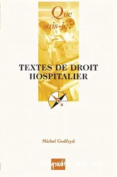 Textes de droit hospitalier