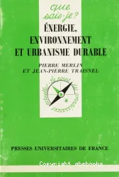 énergie, environnement et urbanisme durable