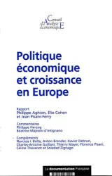 Politique économique et croissance en Europe