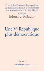 Une Ve République plus démocratique