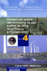 Division par quatre des émissions de gaz à effet de serre de la France à l'horizon 2050