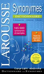 Synonymes dictionnaire