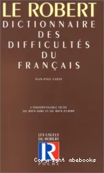 Dictionnaire des difficultés du français