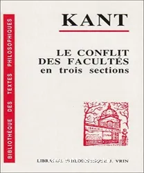 Conflit des facultés en trois sections (Le)