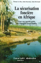 Sécurisation foncière en Afrique (La)