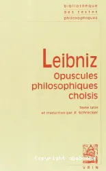 Opuscules philosophiques choisis