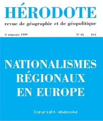 Hérodote n°95 : nationalismes régionaux en Europe