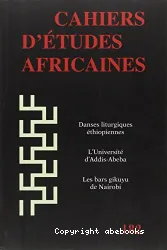 Cahiers d'études africaines, N°182 : Ethnologie, Anthropologie