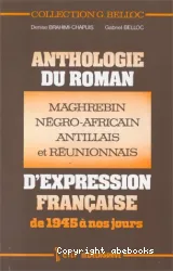 Anthologie du roman d'expression francaise de 1945 a nos jours (cilf)