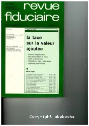 Taxe sur la valeur ajoutée (La)