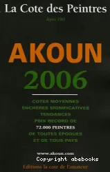 Cote des peintres 2006 (La)