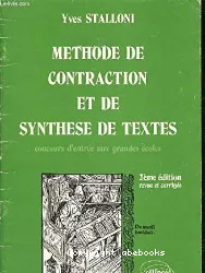 Méthode contraction et synthèse de textes