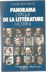 Panorama critique de la littérature moderne