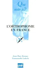 Orthophonie en France (L')