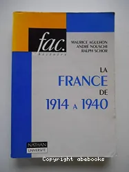 France de 1914 à 1940 (La)