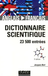 Dictionnaire scientifique anglais-français