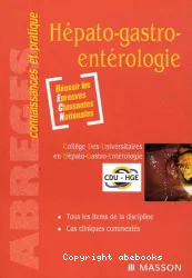 Hépato-gastro-entérologie