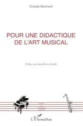 Pour une didactique de l'art musical