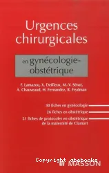 Urgences chirurgicales en gynécologie-obstétrique