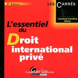 L'essentiel du droit international privé