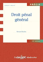 Droit pénal général