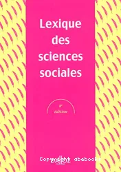 Lexique des sciences sociales