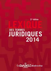 Lexique des termes juridiques