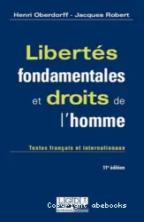 Libertés fondamentales et droits de l'homme