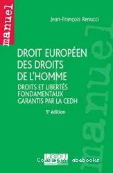 Droit européen des droits de l'homme