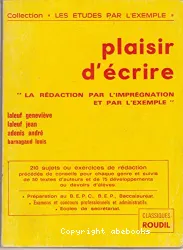 Plaisir d'écrire