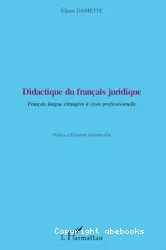 Didactique du français juridique