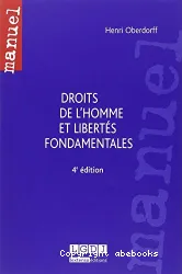 Droits de l'homme et libertés fondamentales